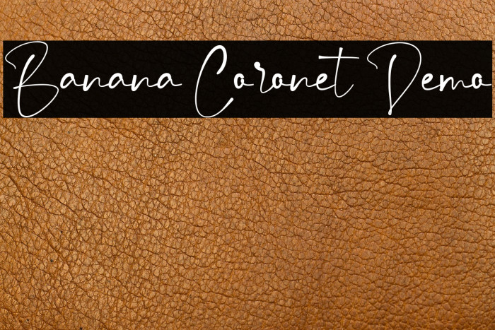 Banana Coronet Demo Example 2