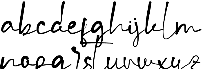 Banana Coronet Demo Font LOWERCASE