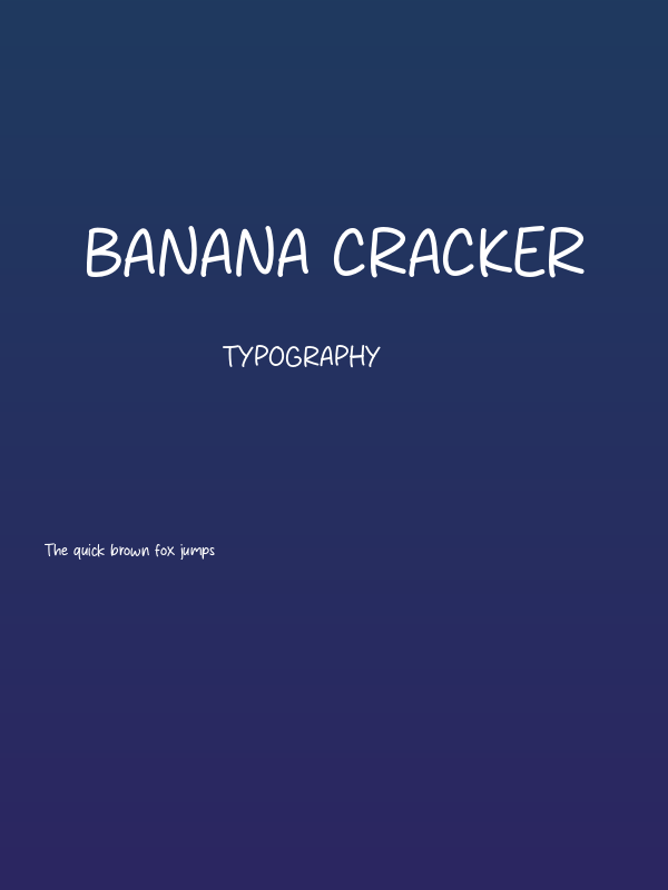 Banana Cracker Poster