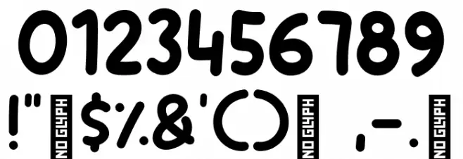 Banana Days Font OTHER CHARS