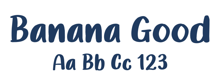 Banana Good Font Preview