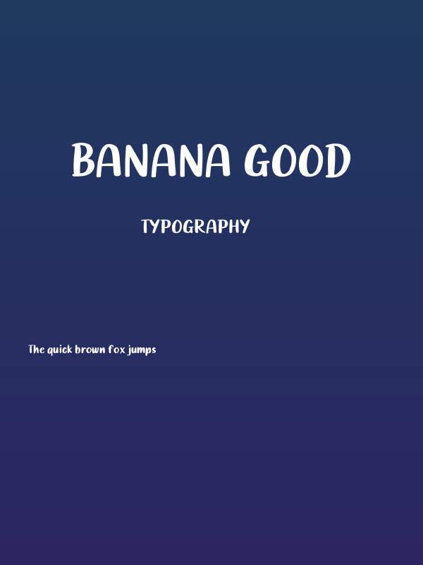 Banana Good Poster