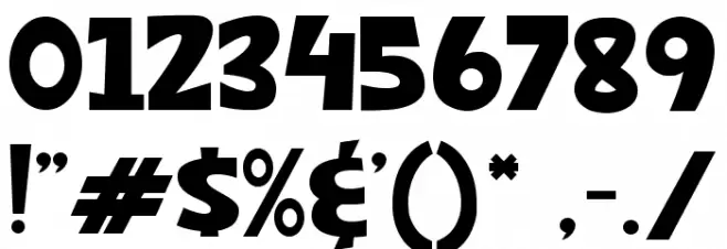 Banana Island Personal Use Font OTHER CHARS