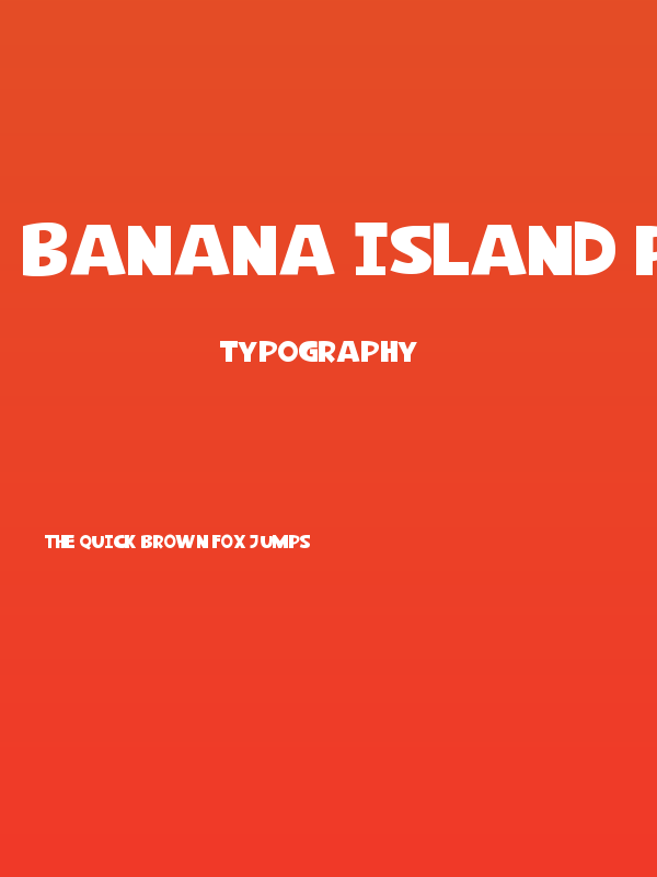 Banana Island Personal Use Poster