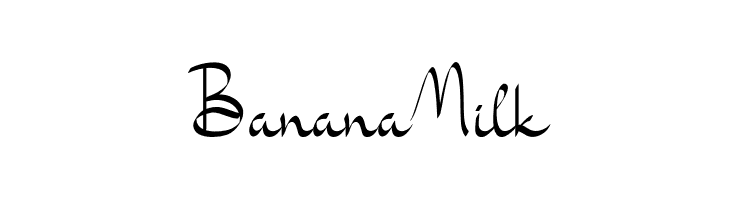 Banana Milk  لخطوط تنزيل