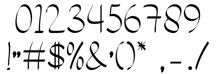 Banana Milk Font OTHER CHARS