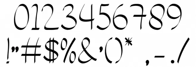 Banana Milk Font OTHER CHARS