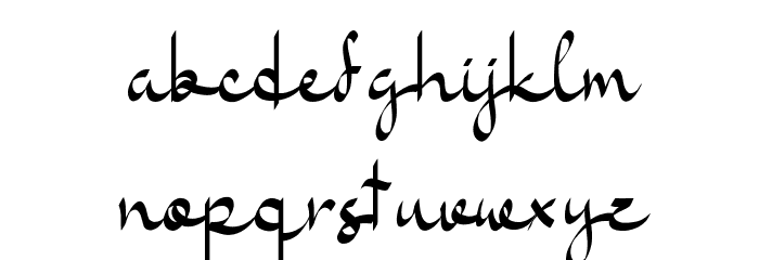 Banana Milk Font LOWERCASE