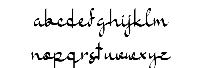 Banana Milk Font LOWERCASE