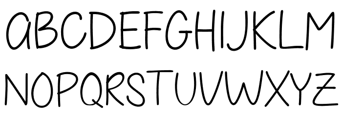 Banana Moonpie Free Regular Font UPPERCASE