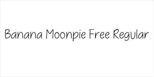 Banana Moonpie Free Regular Logo