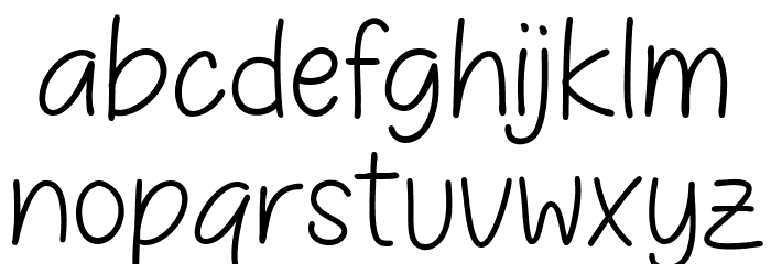 Banana Moonpie Free Regular Font LOWERCASE
