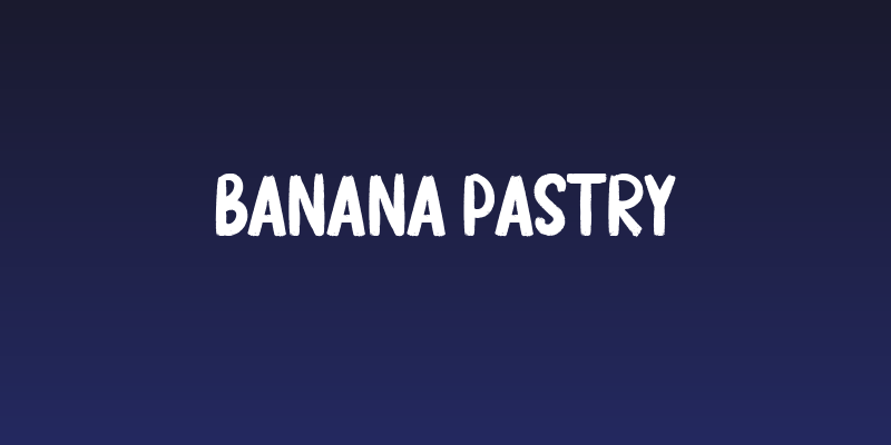 Banana Pastry Social Header
