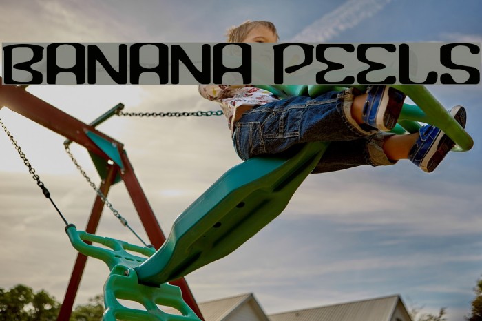 Banana Peels Font examples