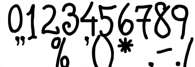 Banana Show Medium Font OTHER CHARS