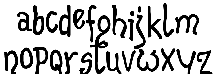 Banana Show Medium Font LOWERCASE
