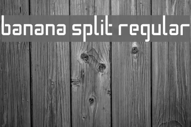 Banana Split Regular Example 3