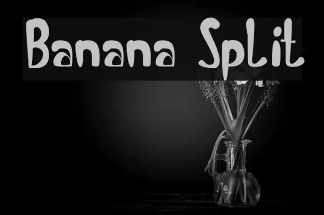 Banana Split Font examples