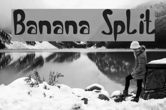 Banana Split Font examples