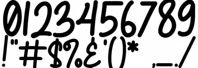 Banana Super Font OTHER CHARS