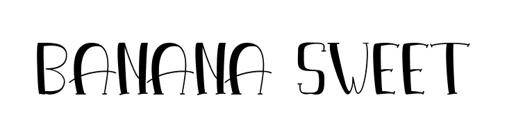 Banana Sweet  Frei Schriftart Herunterladen