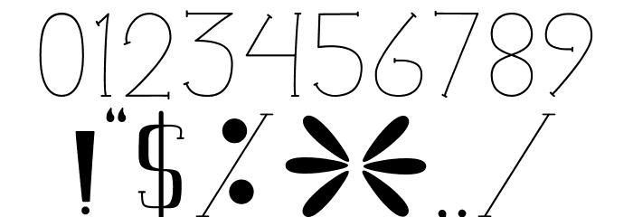 Banana Sweet Font OTHER CHARS