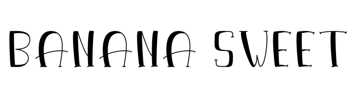 Banana Sweet  Free Fonts Download
