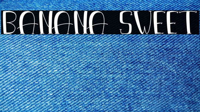 Banana Sweet Font examples