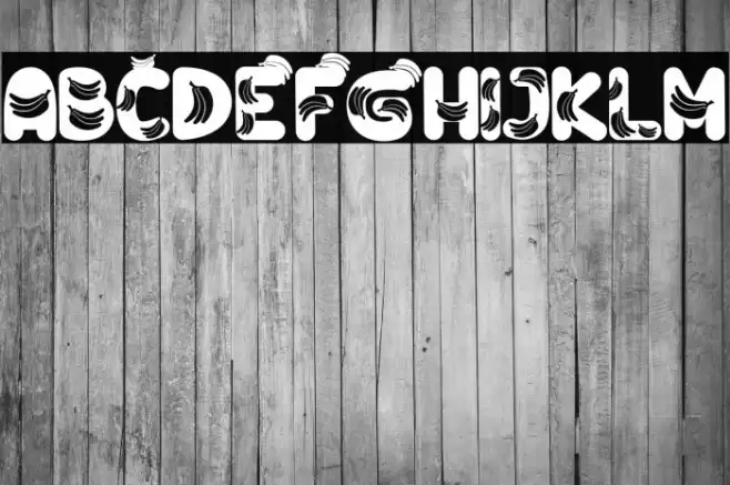 Banana Font examples