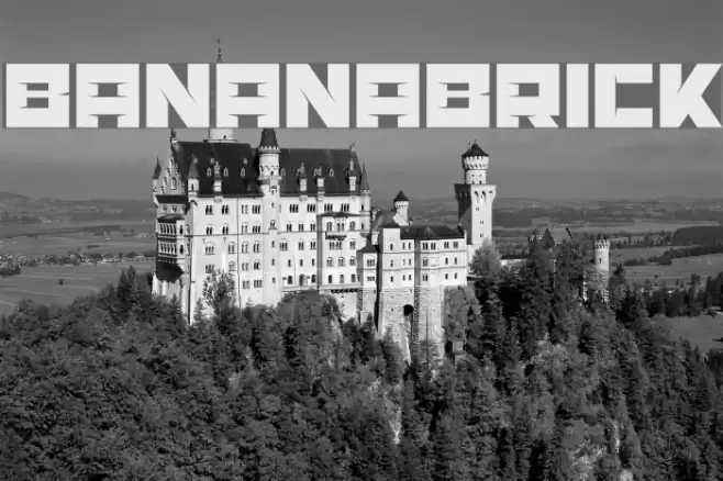 BananaBrick Font examples