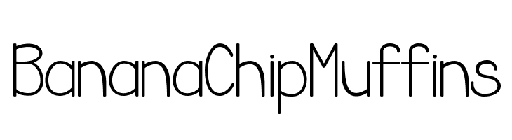 BananaChipMuffins  Free Fonts Download