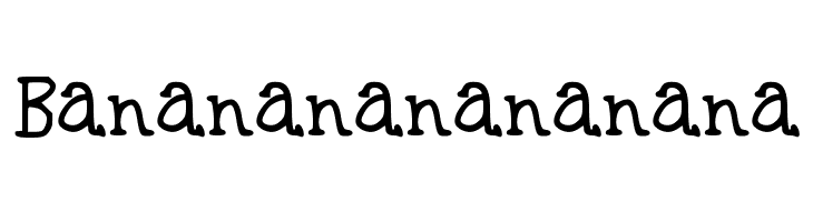 Bananananananana Font