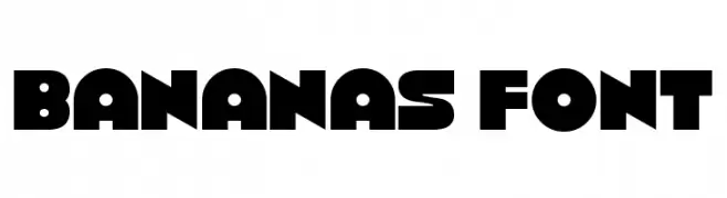 Bananas Font  フリーフォントのダウンロード