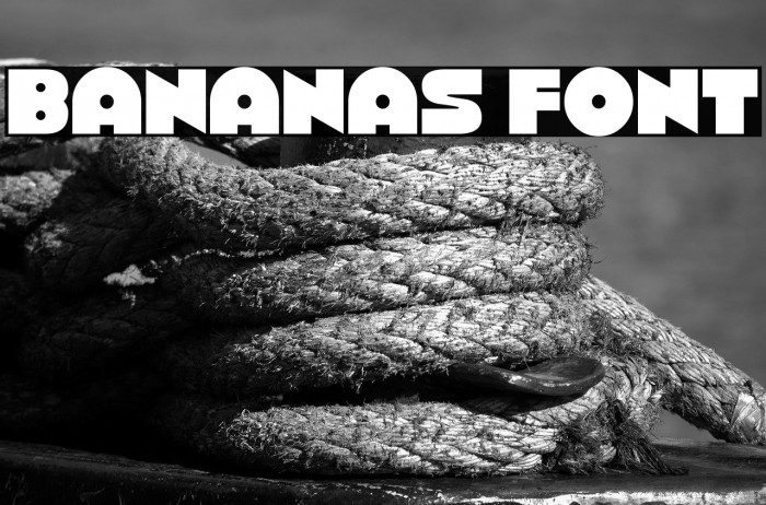 Bananas Font Example 2