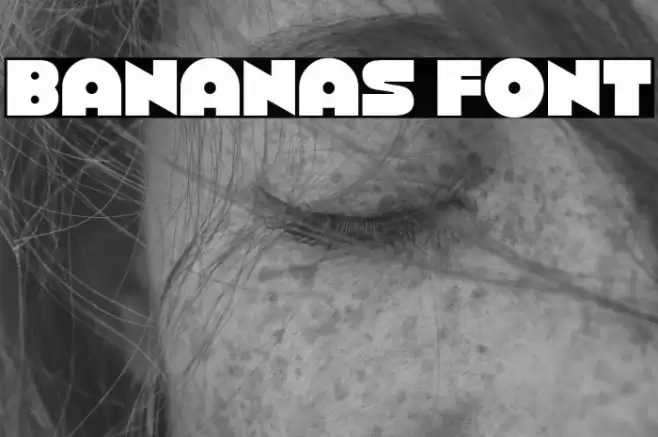 Bananas Font Font examples