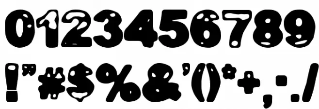 Bananas Social Club Font OTHER CHARS