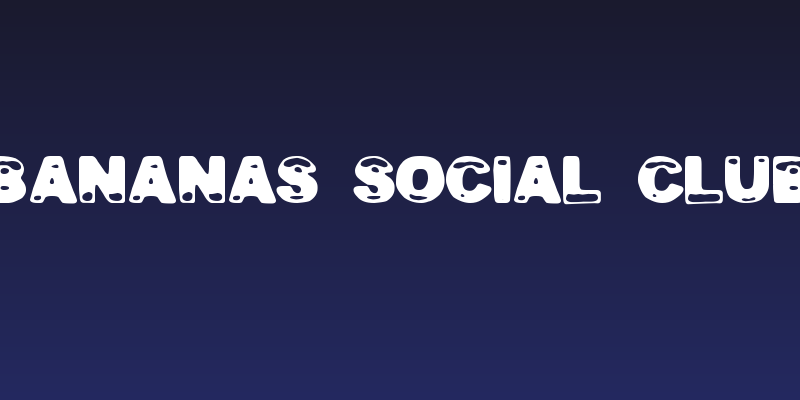 Bananas Social Club Social Header