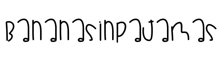 BananasInPajamas Font