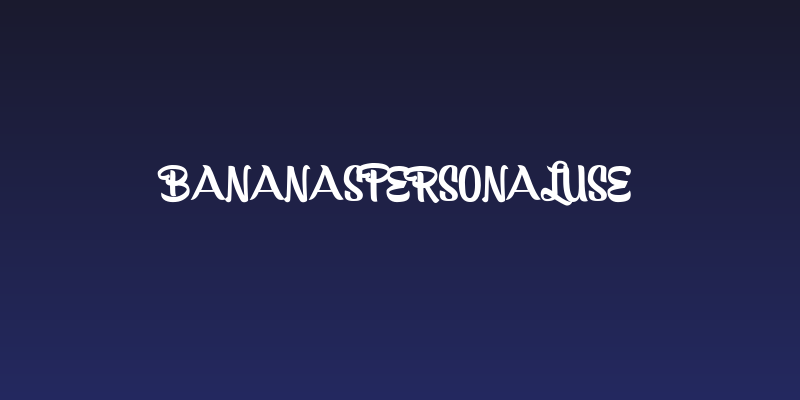 BananasPersonalUse Social Header