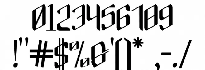 Banaspati Font OTHER CHARS