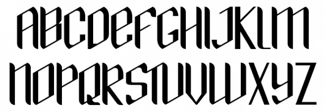 Banaspati Font Litere mari
