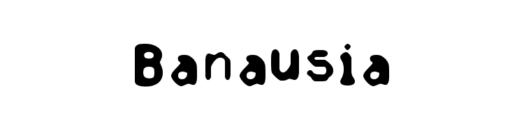 Banausia  font caratteri gratis