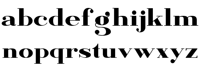 Banbury Font LOWERCASE