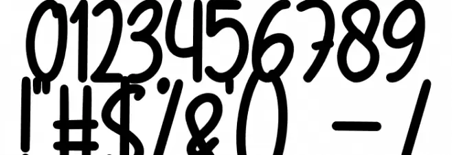 Bancors Font OTHER CHARS