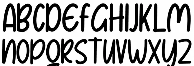 Bancors Font UPPERCASE