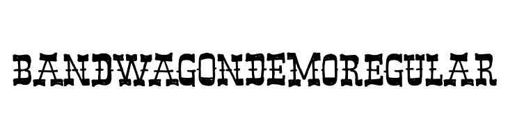 Band Wagon DEMO Regular  font caratteri gratis