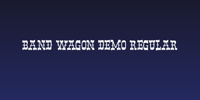 Band Wagon DEMO Regular Social Header
