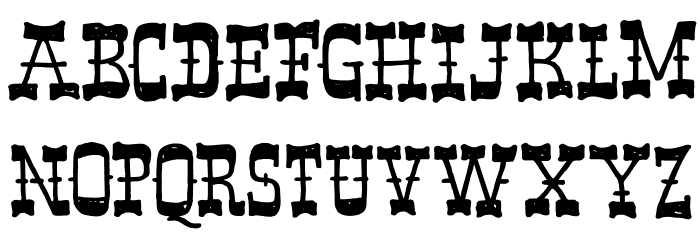 Band Wagon DEMO Regular Font LOWERCASE