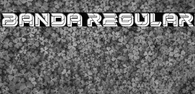 Banda Regular Font examples