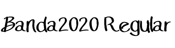 Banda2020 Regular Шрифта